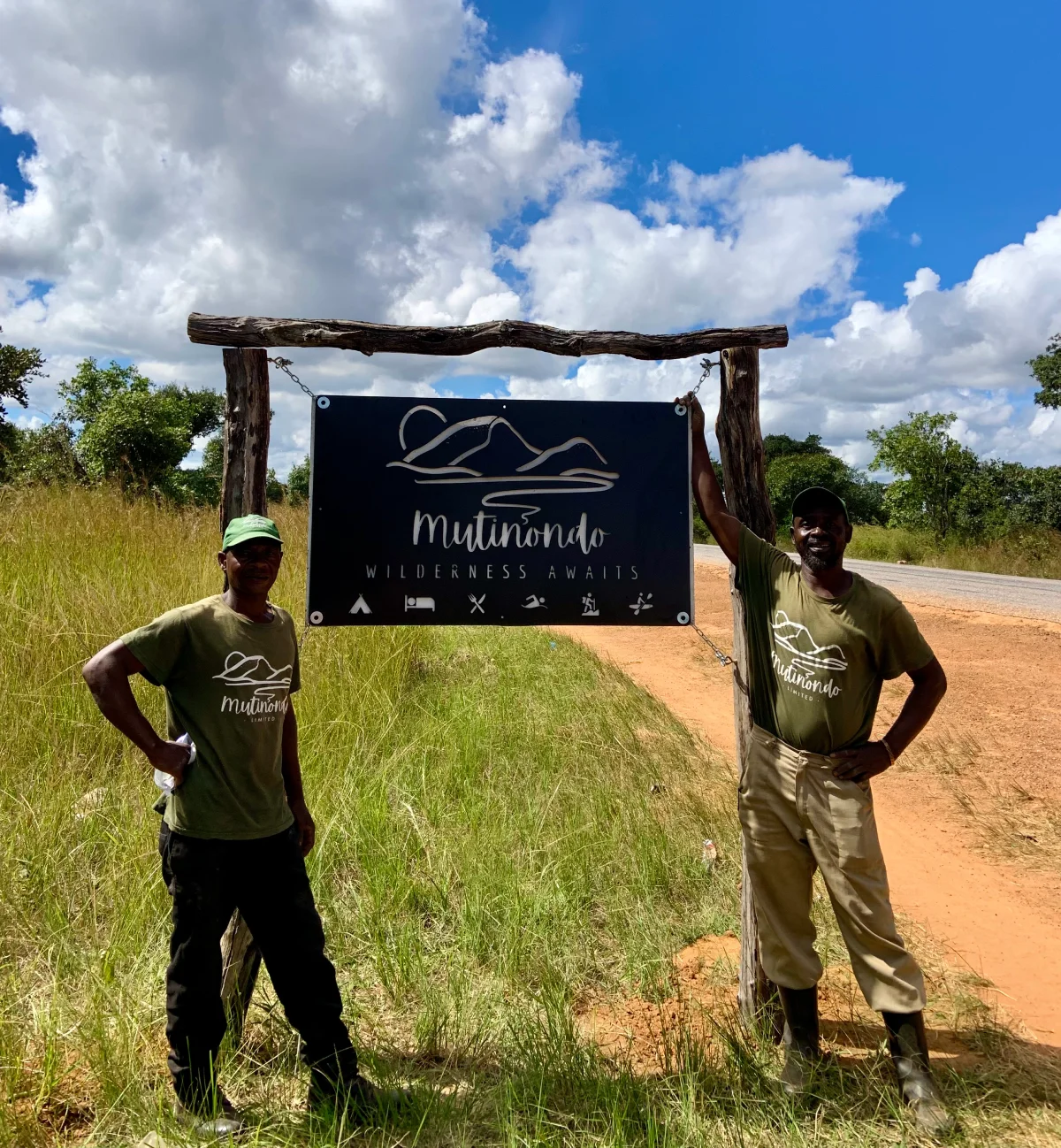 Map showing Mutinondo Wilderness location